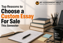 Top Reasons to Choose a Custom Essay For Sale This Semester