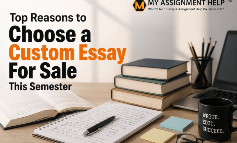Top Reasons to Choose a Custom Essay For Sale This Semester